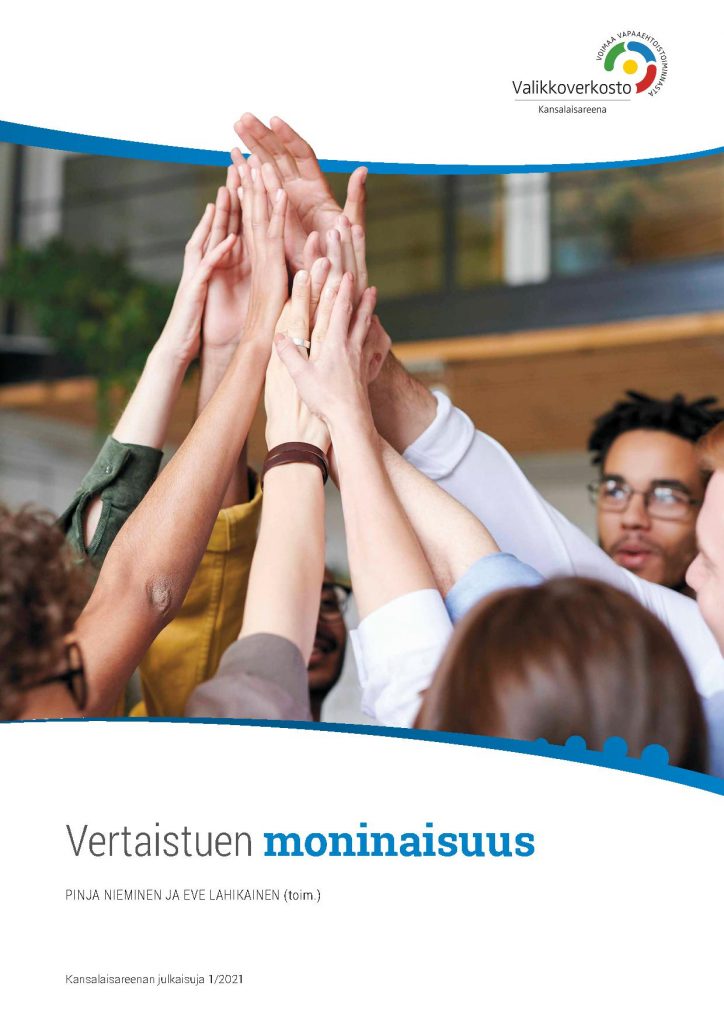 Vertaistuen moninaisuus -julkaisun kansikuva.